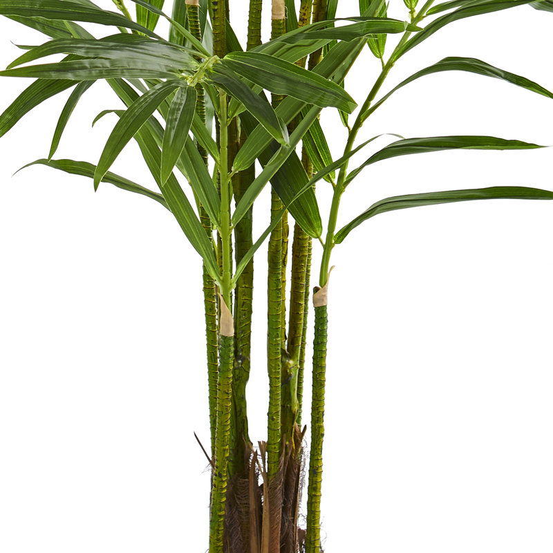 Bayou Breeze 96'' Faux Palm Tree in Planter & Reviews Wayfair